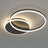Dimmable LED Ceiling Light Gold Finish Option