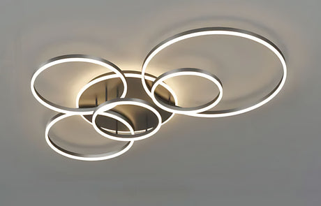 LED Ceiling Light Multiple Ring Configuration
