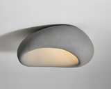 Recycled resin ceiling light fixture