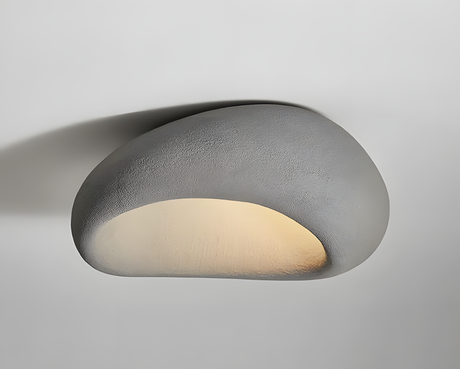 Recycled resin ceiling light fixture