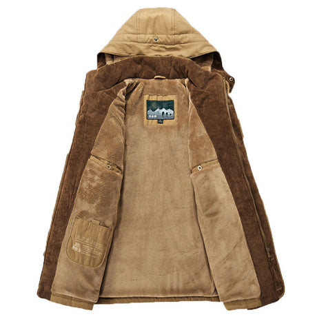Mens Winter Parka Full Length View OpalDwell