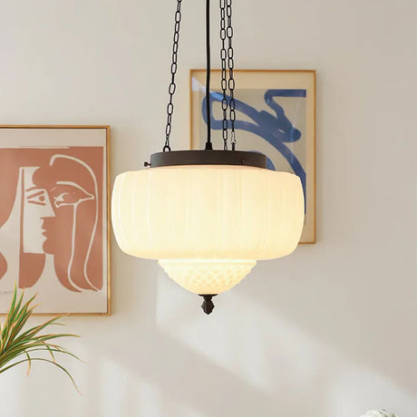 Pendant Light Installed In Living Room Setting - OroDwell