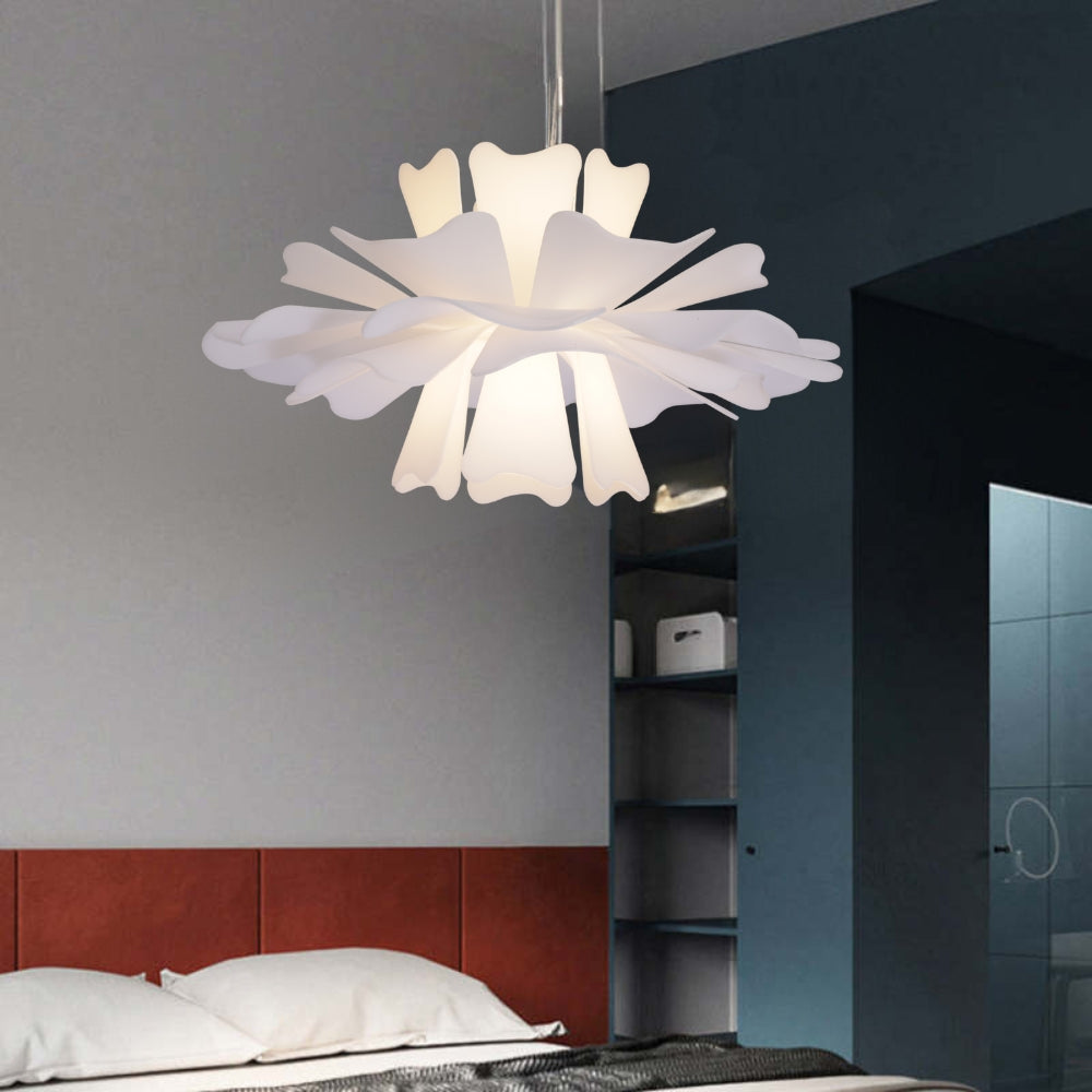 White Metal Pendant Lamp for Living Room