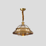 Metal Pendant Light Artistic Geometric Accent - OroDwell