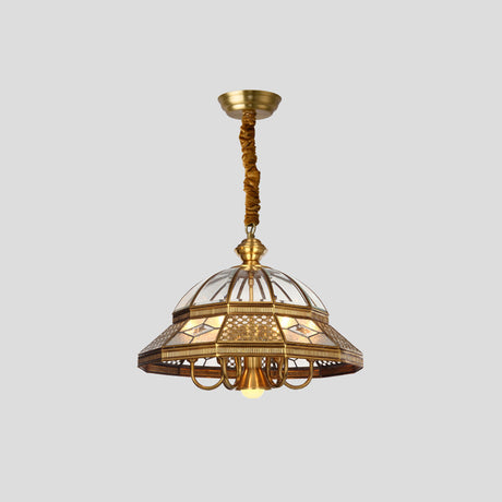 Metal Pendant Light Artistic Geometric Accent - OroDwell