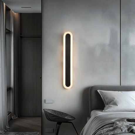 Weatherproof wall lamp for balconies
