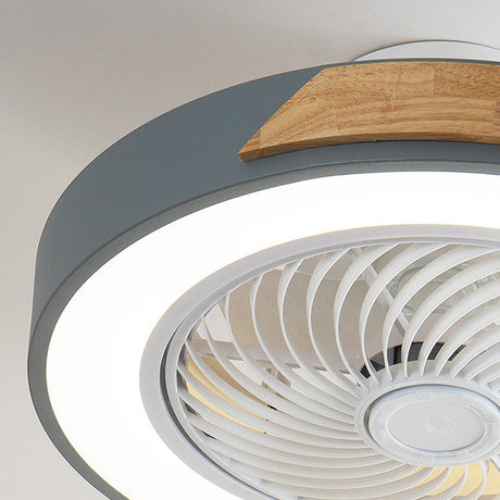 Boreal Timber Ceiling Fan with Energy-Saving LED Light and Wooden Blades - OpalDwell