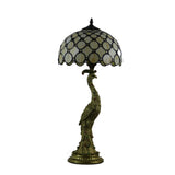 resin base table lamp for console table styling