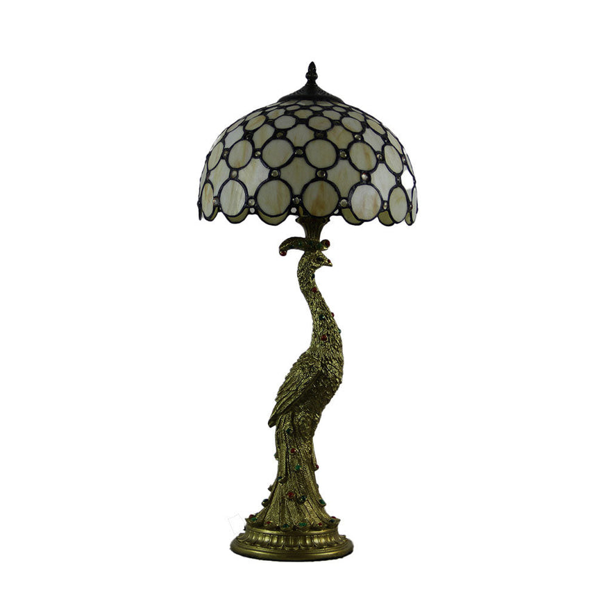 resin base table lamp for console table styling