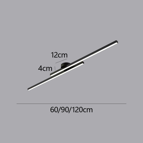 Minimalist light installation detail