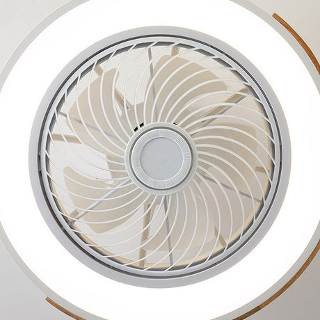 Boreal Ceiling Fan Iron and Wood Construction Detail - OpalDwell