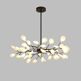 Branch inspired ceiling light for dining room