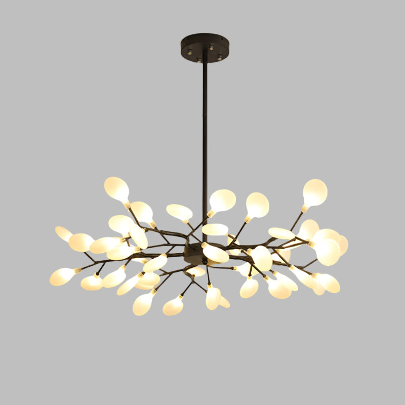 Branch inspired ceiling light for dining room