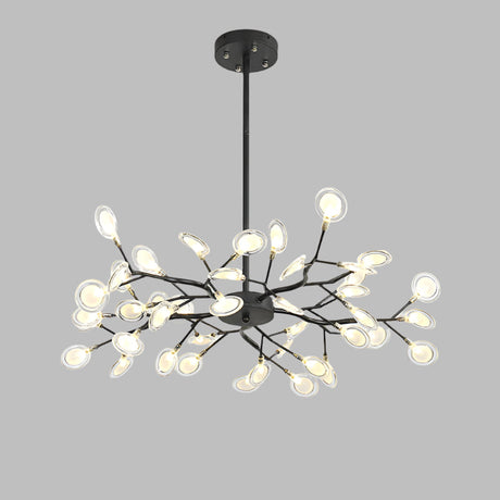 Branch chandelier acrylic construction detail