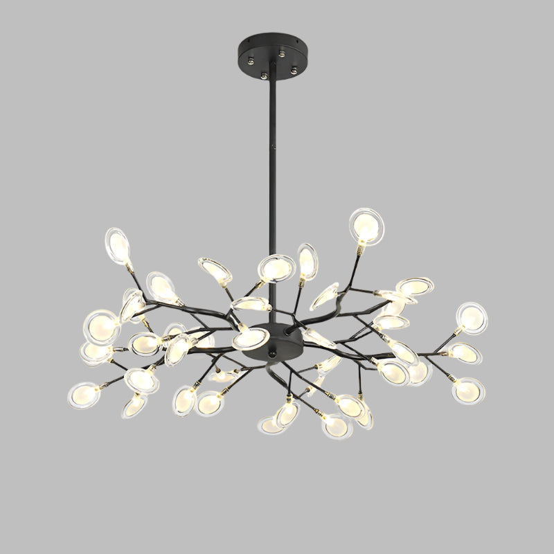 Branch chandelier acrylic construction detail