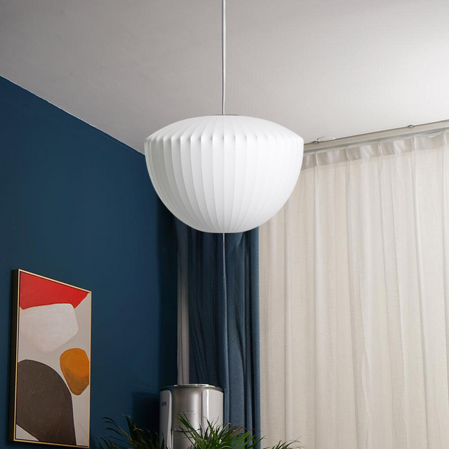 LumiVance Minimalist Wood Pendant Light – Hero View - OroDwell