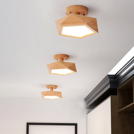 Recessed LED ceiling light for hallway decor