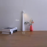 touch-control dimmable table lamp - charging port detail view