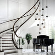 Avella Raindrop Glass Chandelier for Dining Room