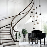 Avella Raindrop Glass Chandelier for Dining Room