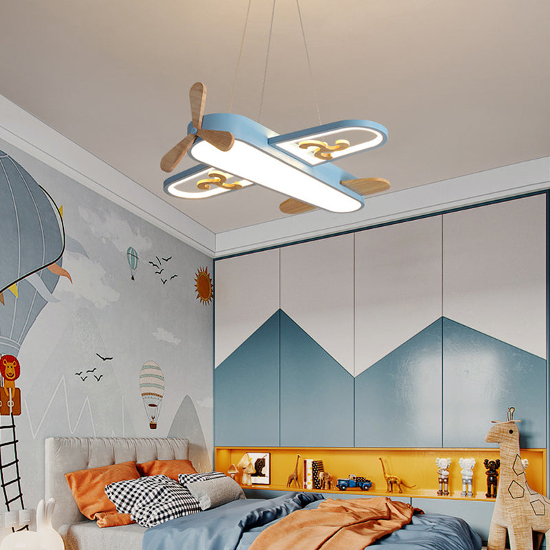 LED Airplane Pendant Light Playful Design