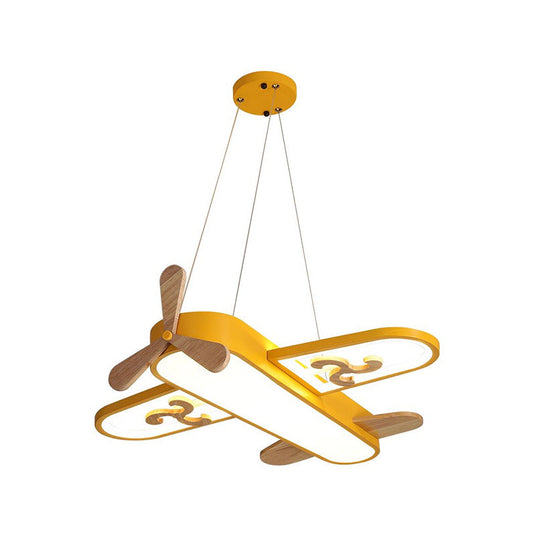 Airplane Pendant Light Whimsical Kids Bedroom Accent