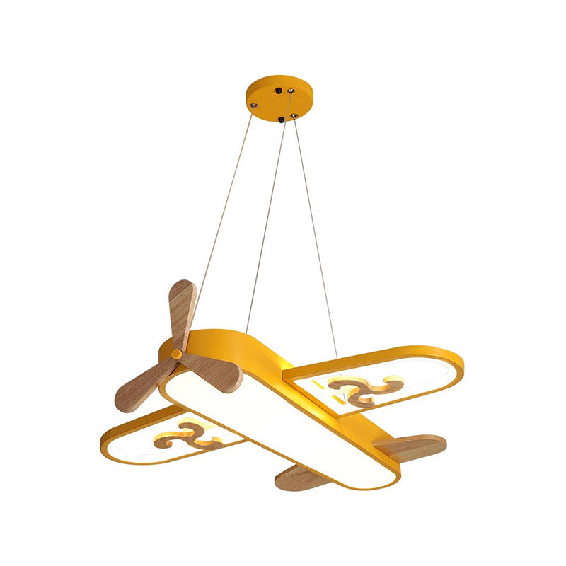 Airplane Pendant Light Whimsical Kids Bedroom Accent - OpalDwell