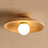 NovaHalo Minimalist Wood Ceiling Light – Hero View - OroDwell