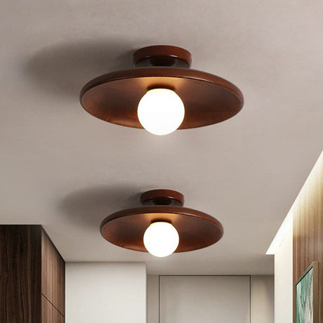 Minimalist Wood Ceiling Light For Living Room - OroDwell