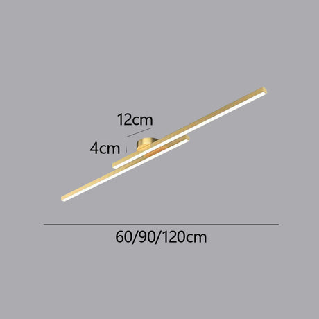 Semi flush light for contemporary interiors