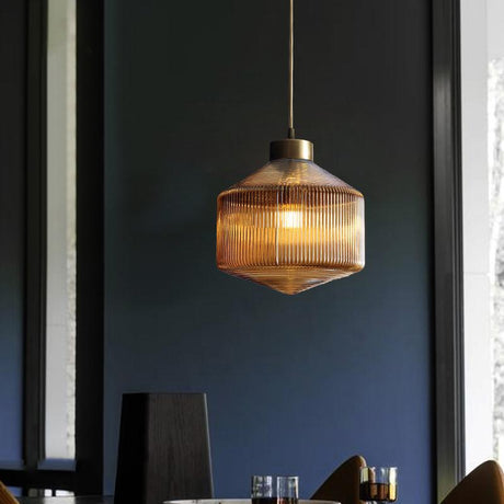 Quell Glass Pendant Light Close-Up Detail - OroDwell