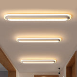 Oval Ceiling Light Overhead View