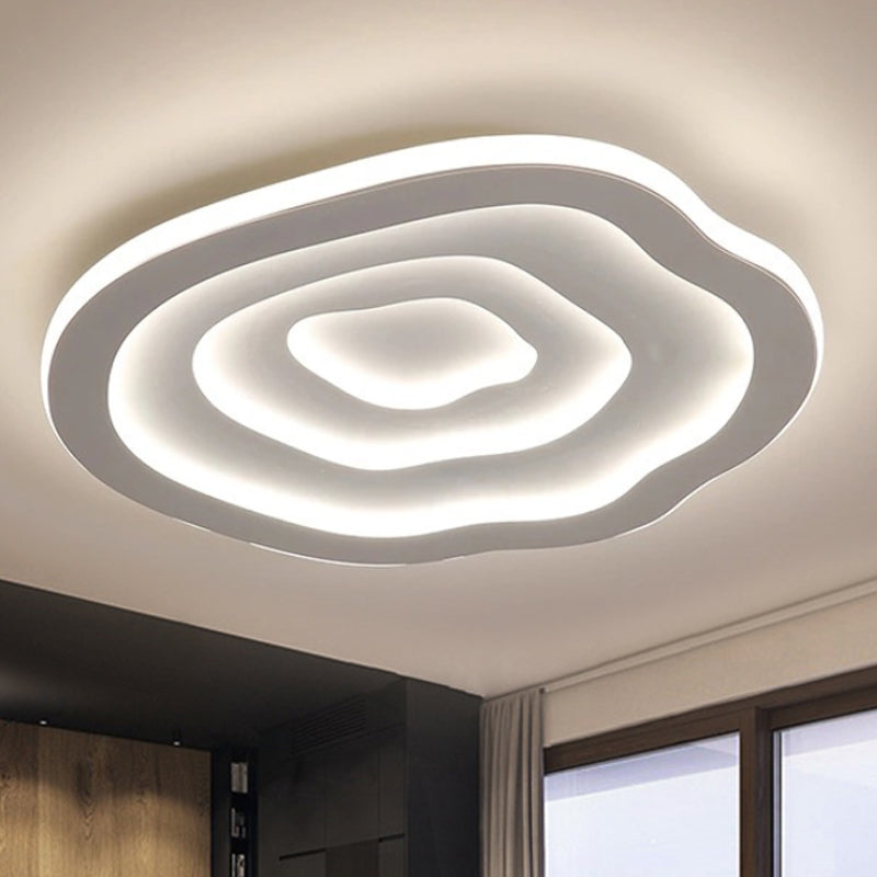 AureliaWave Ceiling Light Sculptural Diffused Glow - OpalDwell