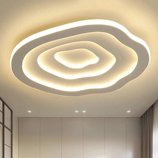 Wavy Acrylic Ceiling Light Durable Acrylic Material