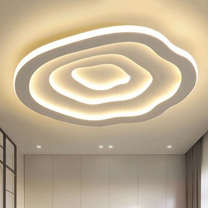 NovaLume Wavy Acrylic Ceiling Light Durable Acrylic Material