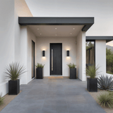 Modern outdoor wall light for storefront