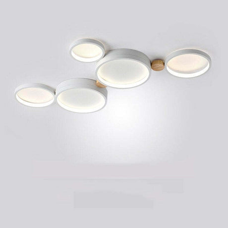 White and Gray Ceiling Light for Kitchen Decor