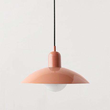 Colorful Glow Pendant Light with Sleek Silhouette | OroDwell
