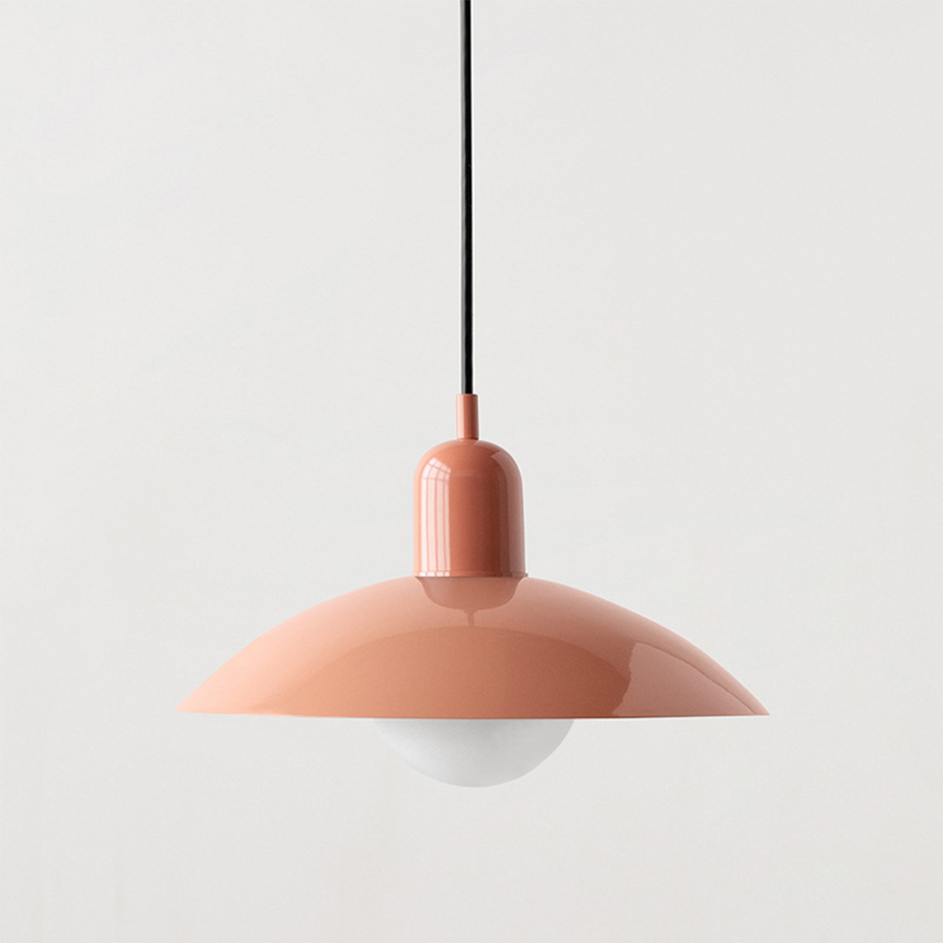 Colorful Glow Pendant Light with Sleek Silhouette | OroDwell