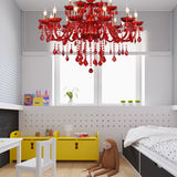 Crystal Chandelier 18-Light Configuration Full View - OpalDwell
