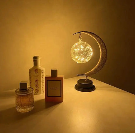 Enchanted Moon Glass Pendant Light for living room | OroDwell