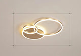 LunaRing Ceiling Light Three-Ring Size Option