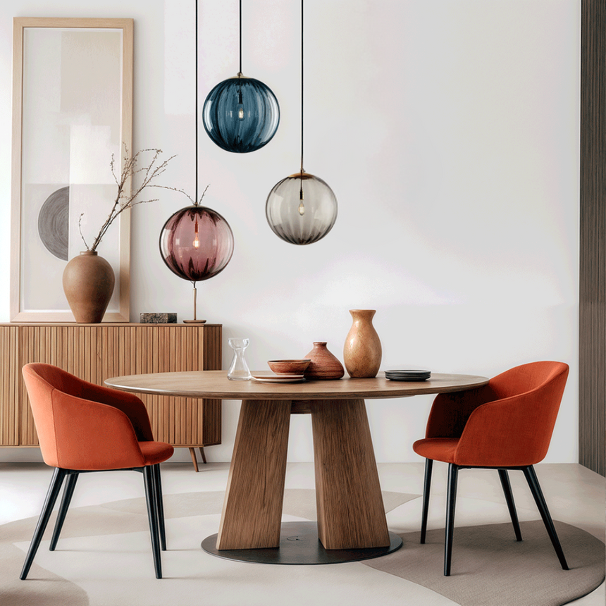 Bubble Glass Pendant Light Design for Bathroom Decor | OroDwell
