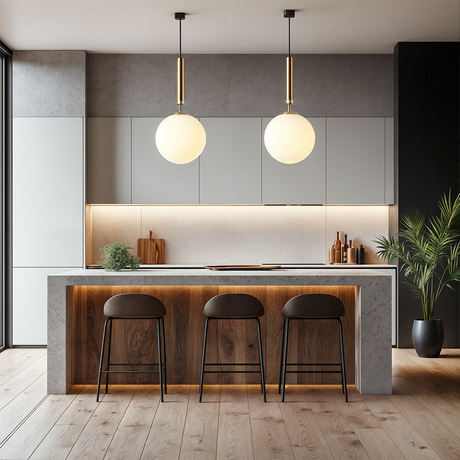 Bellaro Pendant Light with Warm LED Ambient Glow