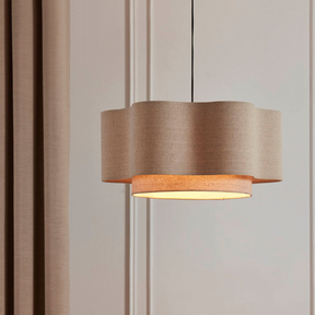 Metal Flush Mount Ceiling Light Dual-Tier Design