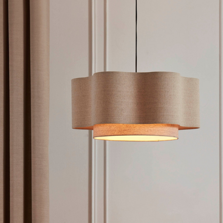 Metal Flush Mount Ceiling Light Dual-Tier Design