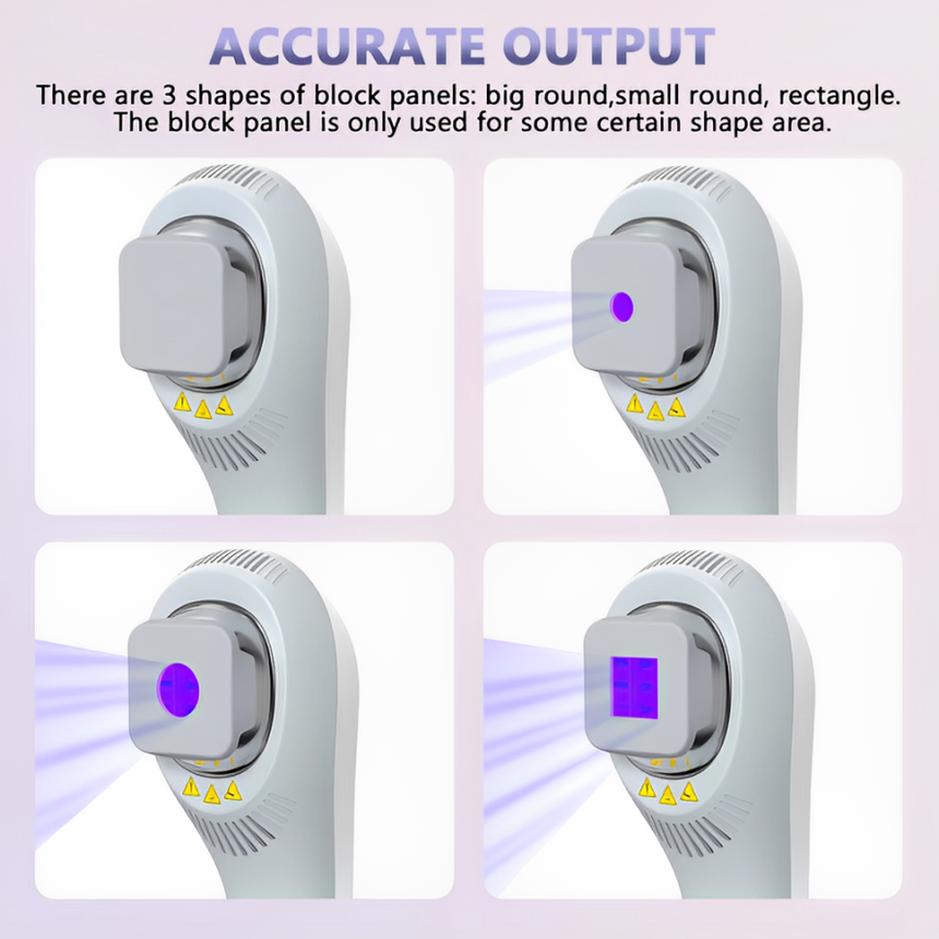 UVB lamp device touch controls close-up