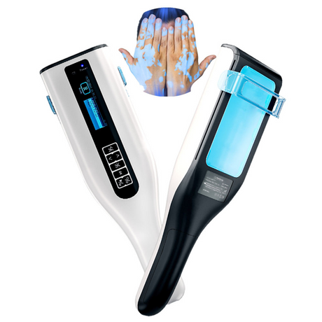 UVB narrowband device in use at home