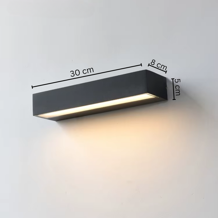 Borosilicate glass outdoor light for pathways