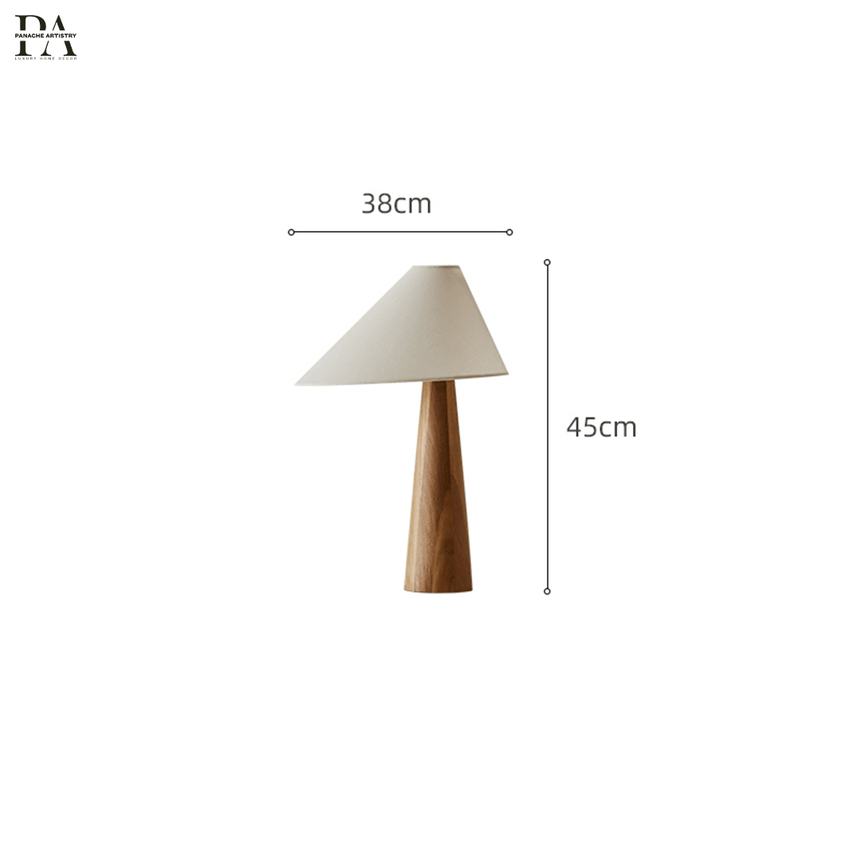 Wood Floor Lamp Wabi-Sabi Inspired Design